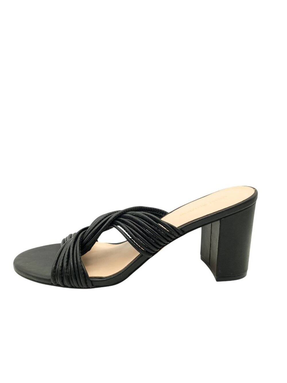 New Stuart Weitzman Twist Block 75 Sandals Womens 9.5 Black Luxury Designer Chic